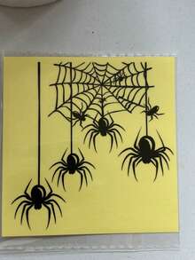 Stiker Saklar Laba-laba Halloween 4/2/1 buah, Dapat Dilepas, Desain Laba-laba Hitam Asli & Jaring Laba-laba, Cocok Untuk Dekorasi Rumah Dalam Ruangan, Ruang Tamu, Kamar Tidur, Lorong, Dekorasi Pesta Halloween, Permukaan Halus, Stiker Dinding Panel Kontrol AC - Stiker dinding - View 9