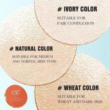 Translucent Powder - Loose Powder - Matte Powder - Lightweight Long-Lasting Waterproof Setting Powder - Oil-Control Powder Puff Full Coverage Foundation Powder - Multicolor - View 11