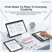 Replacement Tips For Apple Pencil Pro/3rd/2nd/1st Generation, With Storage Box, Precise Control Wear-Resistant Tips, Compatible With IPad Pencil Accessories - Multicolor - View 10