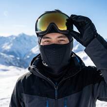Men's Winter Ski Mask Face Cover Breathable Warm Suitable For Cold Weather Outdoor Use Women's Winter Balaclava Hat - A - View 3