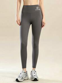 1pc Winter Cold-Resistant Thickened Fleece Lined High Waist Elastic Leggings, Warm Slim Fit Home Wear Long Pants - Multicolor - View 11