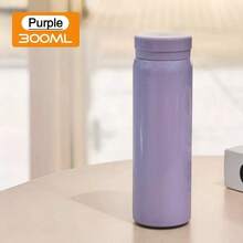 1pc 300ml Stainless Steel Insulated Tumbler, Hot & Cold Coffee Cup, Multiple Colors Available, Compact Portable Pocket Cup, Leak-Proof, Suitable For Coffee And Juice - Multicolor - View 11