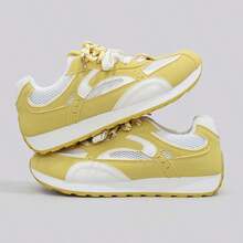 RENBEN Women's Running Shoes, Comfortable Lightweight Casual Sports Shoes For Daily Wear - Yellow - View 7