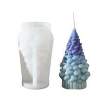 Cetakan Silikon Lilin Aromaterapi Pohon Natal, Cetakan Natal Kreatif untuk Dekorasi Pesta dan Ornamen Plaster - pohon Natal - View 5