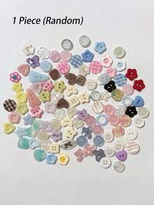 50/30/20/10/5pcs Colorful Buttons, Suitable For DIY Clothing, Sweaters And Handmade Crafts (Random Style) - Multi-color - View 10