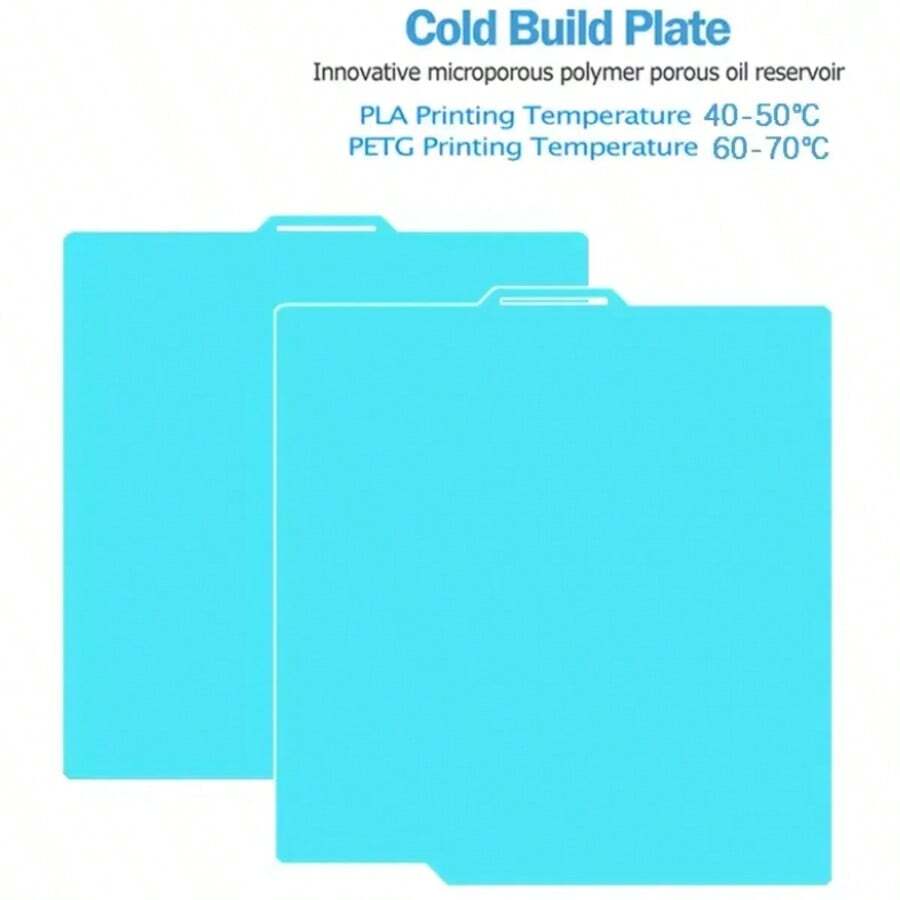 藍色低溫冷軋鋼建構板 PEI 紋理 257x257 H1H PEY PEO 鋼板 穩定列印配件,適用於 Bambu Lab P2S P1S A1 X1C X1 Carbon P1P 3D 印表機 - 查看 1