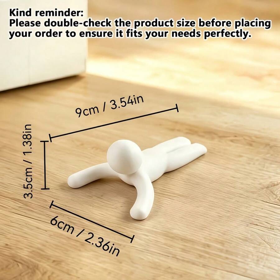 2 cái chặn cửa hình người ngồi xổm dễ thương màu ngẫu nhiên, phong cách trang trí nhà đáng yêu, bền và linh hoạt, thiết kế tư thế ngồi xổm dễ thương, quà tặng ngày lễ - Số lượng 2 - Màu ngẫu nhiên - Xem 1