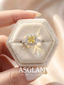 1件女款華麗電氣石戒指，優雅婚戒，女性珠寶，結婚週年禮物 - 款式1 - 查看 5