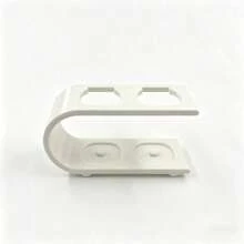 1pc Integrated Toothbrush Holder, 3D Printed Electric Toothbrush Desktop Storage Rack, Bathroom Vanity Organizer Box, Creative Shelf, Protects Charging Port From Residue, Designed To Collect Water Drips, Keeps Charging Port Clean And Hygienic, Suitable For Bathroom, Dorm Use - Multicolor - View 4