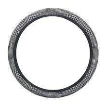 1pc Rhinestone Women's Steering Wheel Cover Car Interior Accessory - Multicolor - View 5