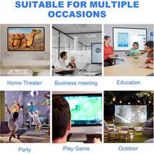 84 Inch 16:9 HD Projection Screen Foldable Anti-Crease Portable Projector Movies Screens For Home Theater Outdoor Indoor Projector Screen, Portable And Foldable Projector Screen ﻿(With Hook) - View 8