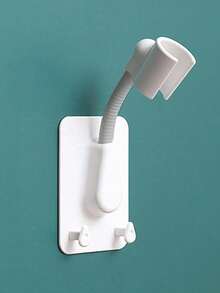 1pc Wall Mounted Shower Head Holder Bathroom Accessories - White - View 10