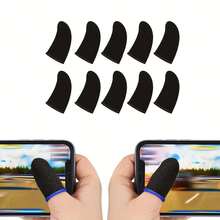 12pcs Mobile Game Finger Sleeves, Finger Protection Covers - B - View 1