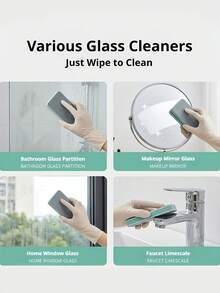 Glass Cleaning Brush, Multi-Functional Window Glass Cleaning Tool, Reusable Cleaning Cloth Towel, Home Use, Bathroom Mirror, Shower Room, Tile, Bathroom Home Halloween Decor, Bathroom Accessories, Travel Essentials - One Size Fits All - View 9