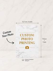 Custom Photo Promotional Cards, DIY Personalized Text And Image Invitation Cards, Custom Photo Gift Cards, Wedding Thank You Cards, Birthday Memory Photo Cards, Halloween, Christmas - Multi-color 3 - View 4