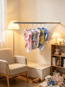 1pc/5pcs Mini Metal Pet Clothes Hangers, Non-Slip Puppy & Kitten Clothing Rack, Miniature Non-Slip Hangers For Puppy & Kitten Apparel, Pet Wardrobe Drying, Storage & Display Rack, Dog Supplies, Cat Supplies - Multicolor - View 5