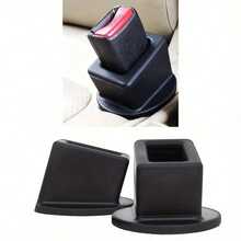 1/2/5pcs Silicone Seat Belt Buckle Holder, Keeps Buckle Upright For Easy Access, Fits Most Car Seat Belt Buckles - Multicolor - View 8
