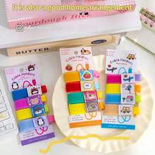 Magnetic Cable Organizer, Reusable Hook And Loop Cable Ties, Charging Cable, Earphone Cable, Data Cable Management Clips And Storage Holder - Multicolor - View 8