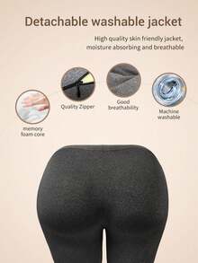 1 buah Bantal Berbentuk Bokong, Busa Memori Bernapas, Bantal Sandaran Kepala Multifungsi Kreatif untuk Tempat Tidur, Sofa, dan Rumah. - Bantal pinggul multifungsi - View 3