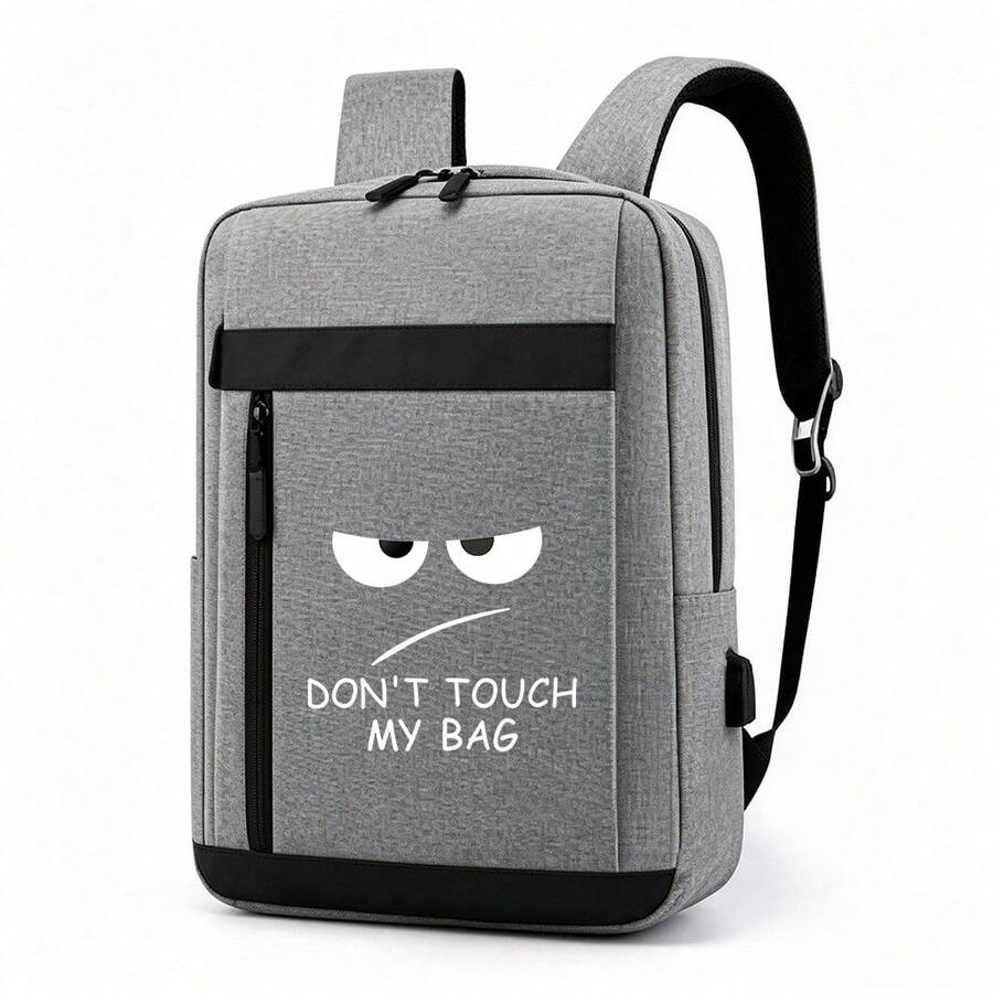 Printed Campus Backpack For Boys, Business Backpack, Multiple Colors Available, Girls Backpack, Suitable For Campus, Short Trips, Student Campus, Daily Commute And Work Travel, Large Capacity Compartment Can Store Laptop And Various Learning Supplies - Backpack - View 1