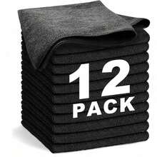 Microfiber Washcloths Towel And Face Cloths Pack Of 24/4/8/12, 12" X 12" Highly Absorbent And Soft Face Towels Wash Cloths For Bathroom, Gym, Hotel And Spa, Fast Drying Multi-Purpose Cleaning Cloth - Multicolor - View 33