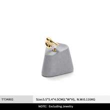 Oirlv 1 PC High-End Jewelry Display Fixtures Ring, Earring, And Necklace Display Cabinets Jewelry Display Stands - Grey - View 12