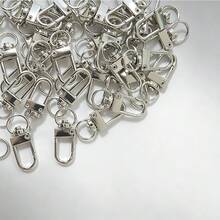 5/10/20/30/50Pcs Zinc Alloy Swivel Snap Hooks, Metal Trigger Clasps, DIY Hardware Accessories For Keychains, Bags & Bracelet Charms - Keychain - View 6