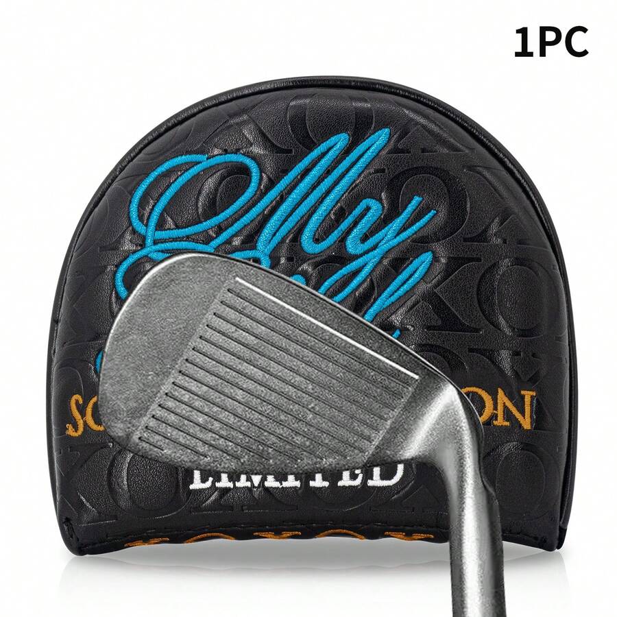 1PC Mallet Putter Headcover, Golf Club Protective Head Cover Golf Accessories For Men Women - Multicolor - View 1