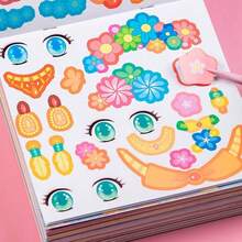Princess Sticker Book For Kids, Educational Hand‑On Craft Toy For Toddler Preschool Kindergarten Girls, Perfect Birthday Party Favor Holiday Gift, Improve Concentration Hand‑Eye Coordination & Imagination, Quiet Travel Home Play Toy For Girls Age 3+ - 1 Random Book - View 6
