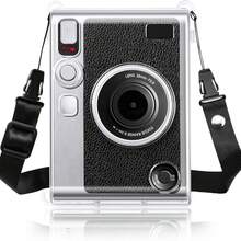 1 pieza Estuche protector rígido transparente para cámara instantánea mini con correa para el hombro - Ver 2