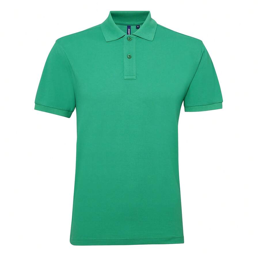 Roly Asquith & Fox Mens Short Sleeve Performance Blend Polo Shirt - Kelly - View 1