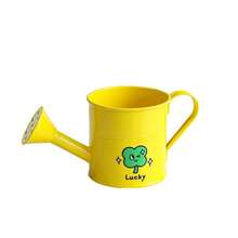 1pc Small Home Gardening Watering Can, Colorful Metal Watering Pot With Stickers - Candy Color Shower Head 2 - View 11