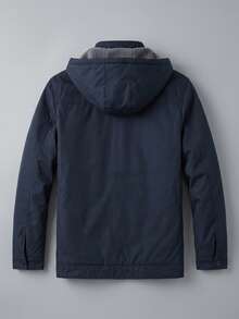 Men Jackets And Coats - Navy Blue - View 7
