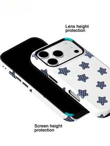 Koolife Star-Print Phone Cases – Dual-Sided Glossy Hard Shell Made Of PC And TPU; Scratch-Resistant, Wear-Resistant, And Shock-Absorbing; Compatible With IPhone 11, 12, 13, 14, 15, 16, 17,18 (Including Pro And Pro Max Models). - White - View 5