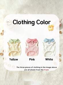Customized Personalized Pet Clothes, Personalized Pet Sweater With Embroidered Pet Name, Cat & Dog Vest T-Shirt, Comfortable Cute Dog Paw Style, Perfect Gift For Dogs! - Multicolor - View 8