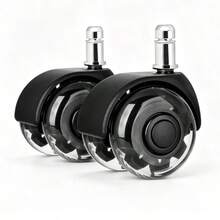 Premium 2-Inch (11*22mm) Office Chair Casters, 2200 Lbs Load Capacity - Heavy Duty, Smooth Rolling, Suitable For All Floors, Quiet And Durable, Ideal Replacement Casters For Home And Office Chairs. - Universal - View 9