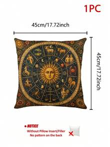 Mystical Sun And Moon Embracing Face Table Runner, Vintage Astrology Cosmic Starry Sky Pattern, Gothic Bohemian Witch Style, Suitable For Restaurant Party Home Decor - Multicolor - View 15