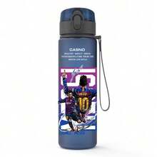 FIFA 1pc Vibrant Soccer Themed 750ml Water Bottle, Made Of Durable And Lightweight Material, Cute Design, Leak-Proof And Reusable, Perfect For Travel And Running - Great Gift For Graduation, Summer, Mother's Day And Camping - Multicolor - View 12