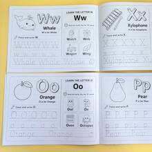 Lachilly Trace Letters Worksheet Letter Tracing Pad Alphabet Handwriting Practice Workbook For Kids Ages 3+, 32 Pages, Coloring & Early Learning Activity Book, Preschool Writing Workbook With Sight Words For Pre K, Kindergarten - Multicolor - View 6