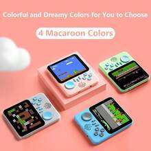 YIYI Handheld Retro Game Console Macaron Mini 666-In-1 3.0-Inch Large Screen, Retro Classic Game Console 600mAh Large Battery Plug And Play Portable Game Console 1&2 Player Retro Game Console Best Gift For Men And Women - 1pc - View 13