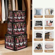 1pc Large Capacity Star-Shaped Lid Storage Box, Foldable Organizer Bin, Suitable For Blankets And Quilts, Equipped With Durable Zipper, Perfect Holiday Home Gift, Can Be Used For Under-Bed Storage. Storage Box With Lid, Storage Bin With Lid, Extra Large Quilt Organizer, Storage Box With Lid, Storage Box, Storage Box With Lid, Storage Cabinet, Medicine Storage Box, Box-Style Storage, Storage Bin, Cabinet - Multicolor - View 12