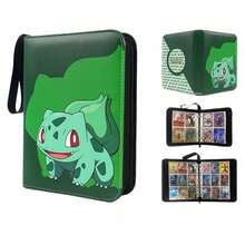 asmodee Pokémon Game Card Album Card Storage Photo Album, Card Collection Book Pocket Monsters Pets, 400 Card Slots Maximum Capacity 800 Cards (Cards Not Included) - Multi-color - View 5