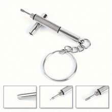 Set Obeng Mini Presisi Baja 5 Buah untuk Perbaikan Kacamata/Jam Tangan, Kit Obeng Mini Multifungsi untuk Perbaikan Kacamata, Cocok untuk Memperbaiki Lensa Kacamata Fashion, Bingkai Kacamata, Jam Tangan, dan Kacamata. - Obeng multifungsi - View 6