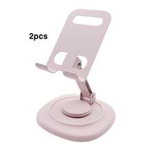 2pcs 360° Rotatable Aluminum Alloy Adjustable Tablet Stand, 360° Rotatable Folding Tablet Holder, Universal Smartphone Tablet Desktop Stand, Multi-Angle Silicone Non-Slip Base Folding Desktop Stand, Back To School Supplies - Multiple Styles - View 15