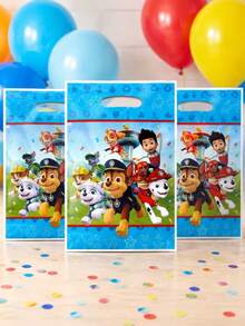 Paw Patrol 10入汪汪隊禮物袋 狗狗天空主題塑膠糖果禮物袋 生日派對裝飾 - 彩色 - 查看 1