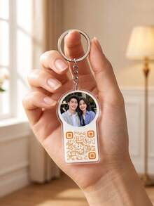 1/3/5 個客製化設計圖片與 QR Code 照片條鑰匙圈，情人節禮物、照片鑰匙圈、週年紀念禮物、包包配件 - 彩色 - 查看 9