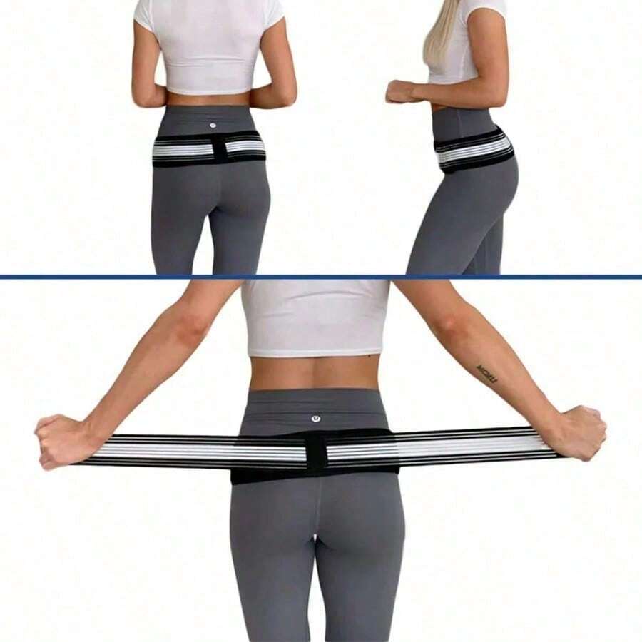 Breathable Hip Compression Butt Lift Band, Upgrade Men's And Women's Fitness Workout Plan - Black - View 1