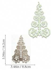 1PC Christmas Tree Metal Cutting Dies, Embossing Stencil DIY Craft Die Cuts For Card Making, Scrapbooking, Photo Album Paper Decorative Template Mould - Christmas Tree - View 7