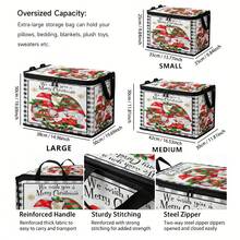 1pc Large Capacity Star-Shaped Lid Storage Box, Foldable Organizer Bin, Suitable For Blankets And Quilts, Equipped With Durable Zipper, Perfect Holiday Home Gift, Can Be Used For Under-Bed Storage. With Lid Organizer Bin, With Lid Storage Box, Extra Large Quilt Organizer Bin, With Lid Storage Box, Storage Box, With Lid Storage Box, Storage Cabinet, Medicine Storage Box, Box-Style Storage, Storage Bin, Cabinet - Multicolor - View 2