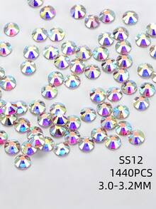 DMC SS6-SS20 Flatback Crystal Rhinestones Premium Crystal Rhinestones Suitable For Nail Art, Phone Cases, Shoes, Clothing, Handmade DIY Decoration - Multicolor - View 38